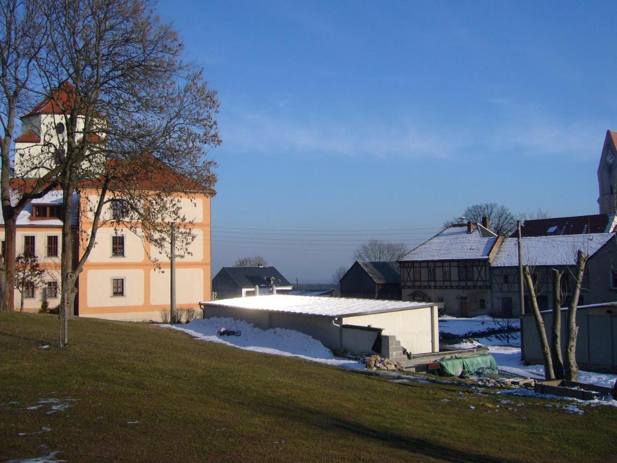 Hotel Garni Schloss Schoenberg Bad Brambach Eksteriør billede