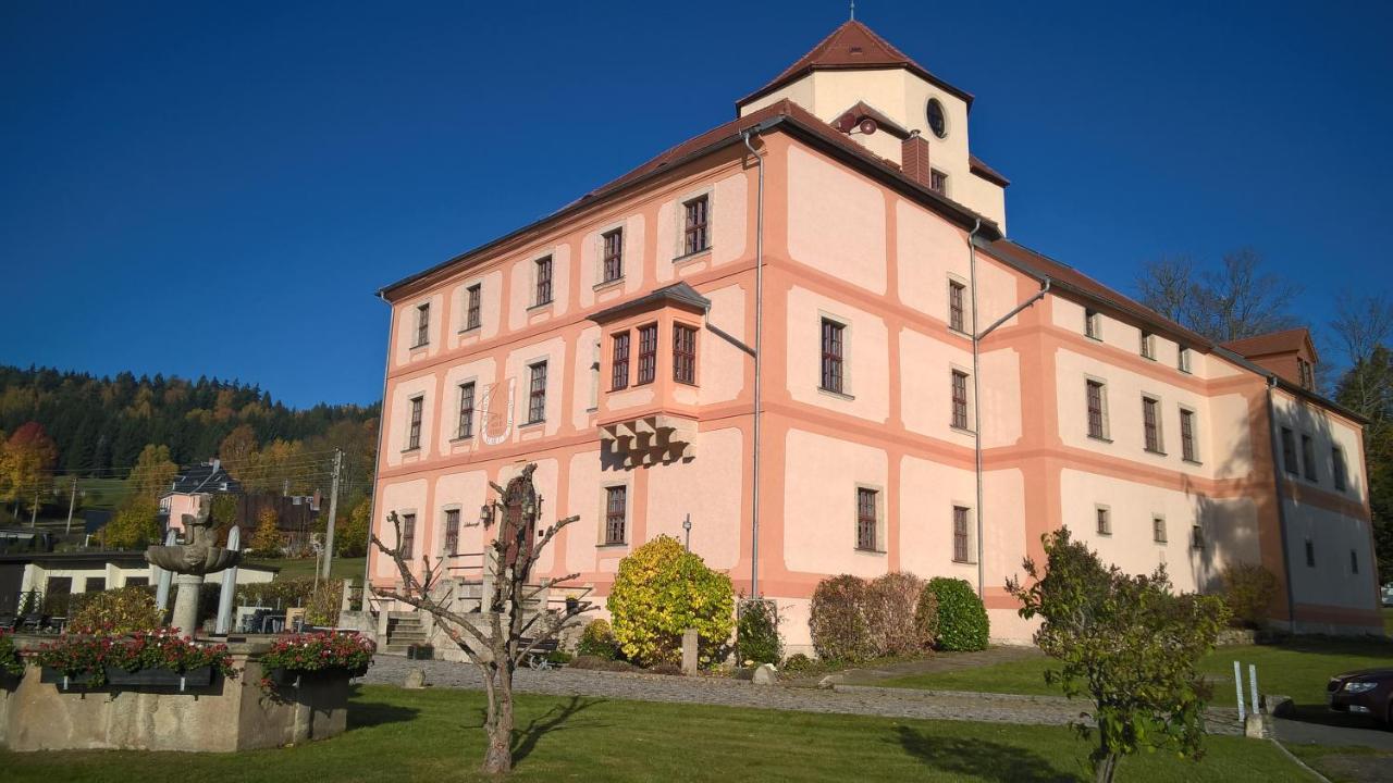 Hotel Garni Schloss Schoenberg Bad Brambach Eksteriør billede