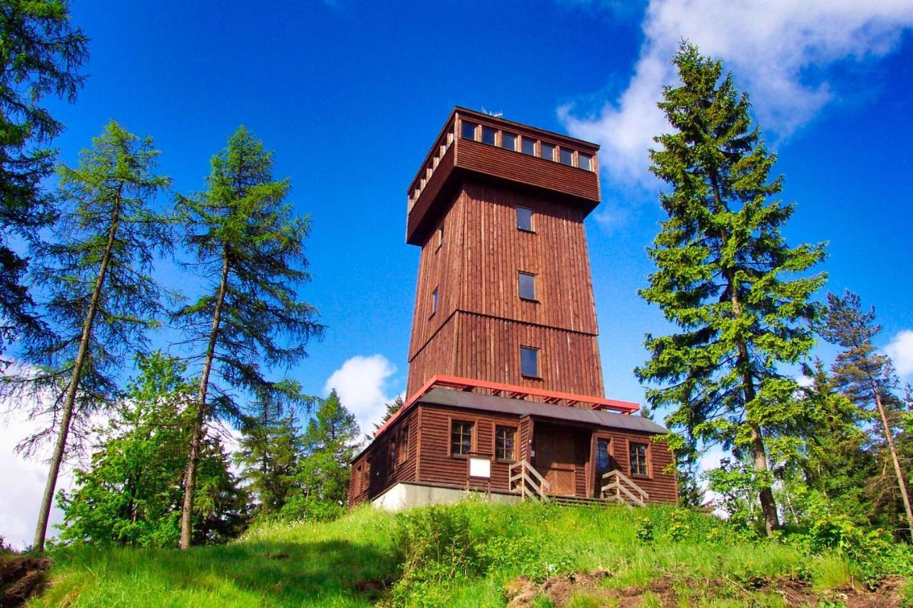 Hotel Garni Schloss Schoenberg Bad Brambach Eksteriør billede