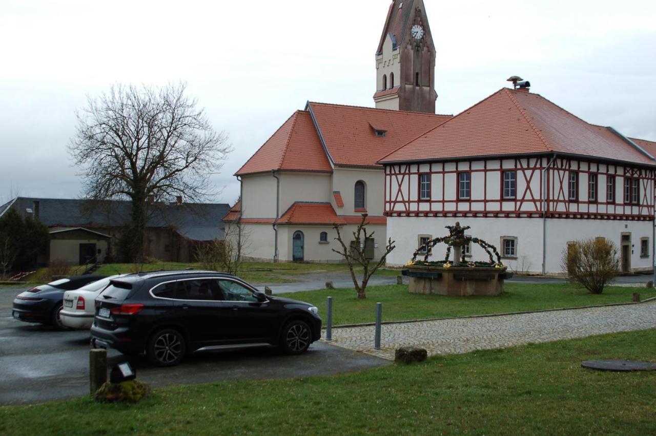Hotel Garni Schloss Schoenberg Bad Brambach Eksteriør billede